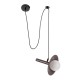 GloboStar® CELEST 00791 Μοντέρνο Μεταλλικό Κρεμαστό Φωτιστικό Οροφής Ανάρτηση Μονόφωτο 1 x G9 Καφέ με Λευκό Γυαλί Φ20 x Y26.5cm GloboStar® CELEST 00791 Μοντέρνο Μεταλλικό Κρεμαστό Φωτιστικό Οροφής Ανάρτηση Μονόφωτο 1 x G9 Καφέ με Λευκό Γυαλί Φ20 x Y26.5cm