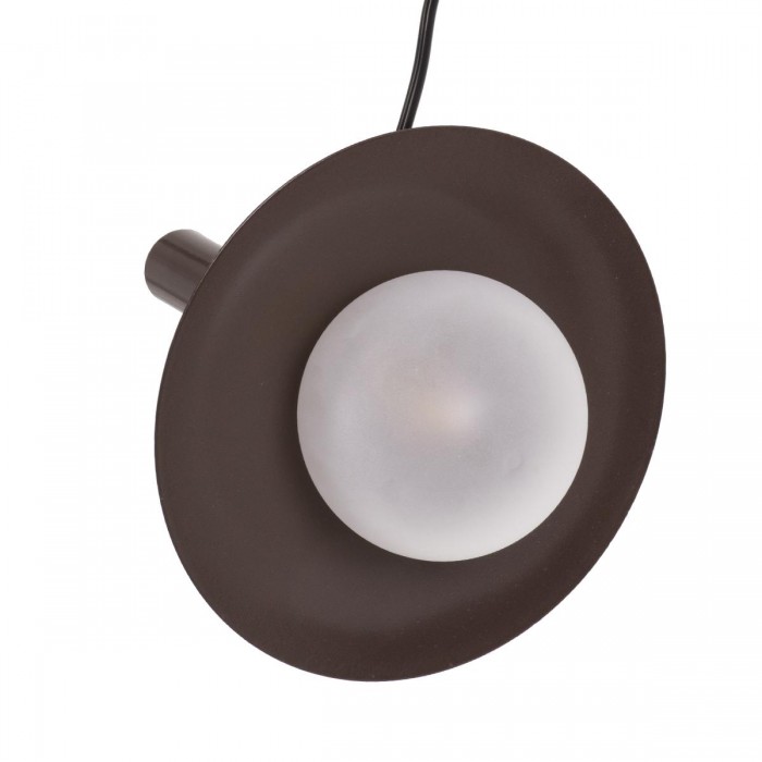 GloboStar® CELEST 00791 Μοντέρνο Μεταλλικό Κρεμαστό Φωτιστικό Οροφής Ανάρτηση Μονόφωτο 1 x G9 Καφέ με Λευκό Γυαλί Φ20 x Y26.5cm GloboStar® CELEST 00791 Μοντέρνο Μεταλλικό Κρεμαστό Φωτιστικό Οροφής Ανάρτηση Μονόφωτο 1 x G9 Καφέ με Λευκό Γυαλί Φ20 x Y26.5cm