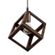 GloboStar® CUBE 00793 Μοντέρνο Κρεμαστό Φωτιστικό Οροφής Μονόφωτο 1 x E27 Καφέ Σκουριά Μεταλλικό Πλέγμα Μ25 x Π25 x Υ25cm GloboStar® CUBE 00793 Μοντέρνο Κρεμαστό Φωτιστικό Οροφής Μονόφωτο 1 x E27 Καφέ Σκουριά Μεταλλικό Πλέγμα Μ25 x Π25 x Υ25cm