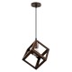GloboStar® CUBE 00793 Μοντέρνο Κρεμαστό Φωτιστικό Οροφής Μονόφωτο 1 x E27 Καφέ Σκουριά Μεταλλικό Πλέγμα Μ25 x Π25 x Υ25cm GloboStar® CUBE 00793 Μοντέρνο Κρεμαστό Φωτιστικό Οροφής Μονόφωτο 1 x E27 Καφέ Σκουριά Μεταλλικό Πλέγμα Μ25 x Π25 x Υ25cm