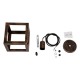 GloboStar® CUBE 00793 Μοντέρνο Κρεμαστό Φωτιστικό Οροφής Μονόφωτο 1 x E27 Καφέ Σκουριά Μεταλλικό Πλέγμα Μ25 x Π25 x Υ25cm GloboStar® CUBE 00793 Μοντέρνο Κρεμαστό Φωτιστικό Οροφής Μονόφωτο 1 x E27 Καφέ Σκουριά Μεταλλικό Πλέγμα Μ25 x Π25 x Υ25cm