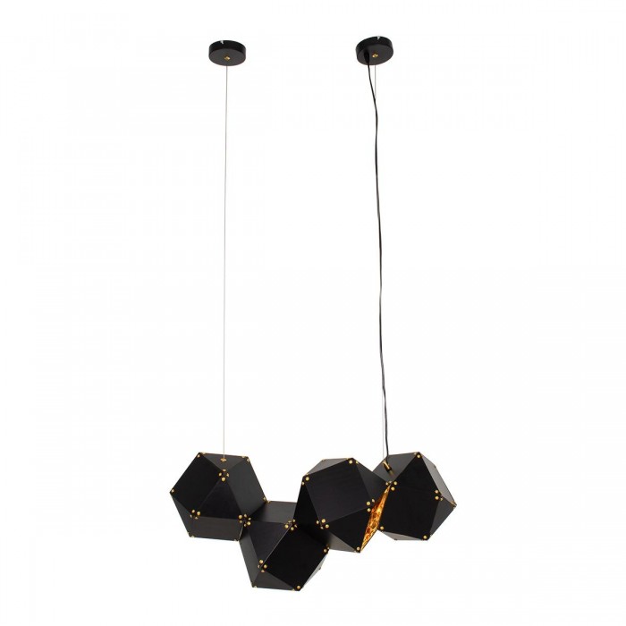 GloboStar® WELLES Replica 00796 Μοντέρνο Κρεμαστό Φωτιστικό Οροφής Πολύφωτο 4 x E14 Μεταλλικό Μαύρο - Χρυσό Μ68 x Π32 x Υ30cm GloboStar® WELLES Replica 00796 Μοντέρνο Κρεμαστό Φωτιστικό Οροφής Πολύφωτο 4 x E14 Μεταλλικό Μαύρο - Χρυσό Μ68 x Π32 x Υ30cm
