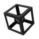 GloboStar® CUBE 00799 Μοντέρνο Φωτιστικό Οροφής Μονόφωτο Μαύρο Μεταλλικό Πλέγμα Φ25 x Y25cm GloboStar® CUBE 00799 Μοντέρνο Φωτιστικό Οροφής Μονόφωτο Μαύρο Μεταλλικό Πλέγμα Φ25 x Y25cm