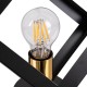 GloboStar® CUBE 00799 Μοντέρνο Φωτιστικό Οροφής Μονόφωτο Μαύρο Μεταλλικό Πλέγμα Φ25 x Y25cm GloboStar® CUBE 00799 Μοντέρνο Φωτιστικό Οροφής Μονόφωτο Μαύρο Μεταλλικό Πλέγμα Φ25 x Y25cm