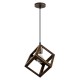 GloboStar® CUBE 00803 Μοντέρνο Κρεμαστό Φωτιστικό Οροφής Μονόφωτο 1 x E27 Χρυσό Σκουριά Μεταλλικό Πλέγμα Μ25 x Π25 x Υ25cm GloboStar® CUBE 00803 Μοντέρνο Κρεμαστό Φωτιστικό Οροφής Μονόφωτο 1 x E27 Χρυσό Σκουριά Μεταλλικό Πλέγμα Μ25 x Π25 x Υ25cm