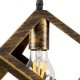 GloboStar® CUBE 00803 Μοντέρνο Κρεμαστό Φωτιστικό Οροφής Μονόφωτο 1 x E27 Χρυσό Σκουριά Μεταλλικό Πλέγμα Μ25 x Π25 x Υ25cm GloboStar® CUBE 00803 Μοντέρνο Κρεμαστό Φωτιστικό Οροφής Μονόφωτο 1 x E27 Χρυσό Σκουριά Μεταλλικό Πλέγμα Μ25 x Π25 x Υ25cm