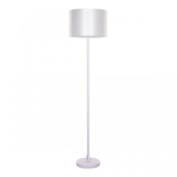 GloboStar® ASHLEY 00823 Μοντέρνο Φωτιστικό Δαπέδου Μονόφωτο 1 x E27 Λευκό Μεταλλικό Καμπάνα με Λευκό Ύφασμα & Λευκή Βάση D35 x H145cm GloboStar® ASHLEY 00823 Μοντέρνο Φωτιστικό Δαπέδου Μονόφωτο 1 x E27 Λευκό Μεταλλικό Καμπάνα με Λευκό Ύφασμα & Λευκή Βάση D35 x H145cm