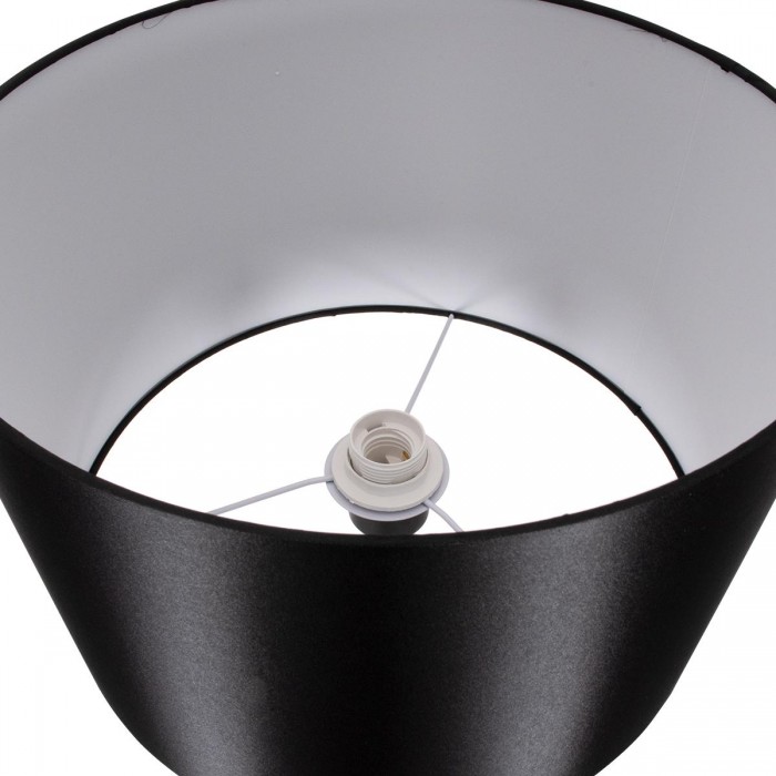 GloboStar® ASHLEY 00824 Μοντέρνο Φωτιστικό Δαπέδου Μονόφωτο 1 x E27 Μαύρο Μεταλλικό Καμπάνα με Μαύρο Ύφασμα & Εφέ Ξύλου D40 x H145cm GloboStar® ASHLEY 00824 Μοντέρνο Φωτιστικό Δαπέδου Μονόφωτο 1 x E27 Μαύρο Μεταλλικό Καμπάνα με Μαύρο Ύφασμα & Εφέ Ξύλου D40 x H145cm