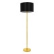 GloboStar® ASHLEY 00825 Μοντέρνο Φωτιστικό Δαπέδου Μονόφωτο 1 x E27 Χρυσό Μεταλλικό Καμπάνα με Μαύρο Ύφασμα & Χρυσή Βάση D40 x H148cm GloboStar® ASHLEY 00825 Μοντέρνο Φωτιστικό Δαπέδου Μονόφωτο 1 x E27 Χρυσό Μεταλλικό Καμπάνα με Μαύρο Ύφασμα & Χρυσή Βάση D40 x H148cm