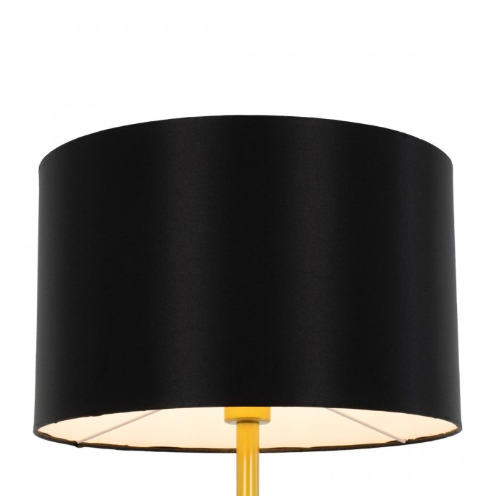 GloboStar® ASHLEY 00825 Μοντέρνο Φωτιστικό Δαπέδου Μονόφωτο 1 x E27 Χρυσό Μεταλλικό Καμπάνα με Μαύρο Ύφασμα & Χρυσή Βάση D40 x H148cm GloboStar® ASHLEY 00825 Μοντέρνο Φωτιστικό Δαπέδου Μονόφωτο 1 x E27 Χρυσό Μεταλλικό Καμπάνα με Μαύρο Ύφασμα & Χρυσή Βάση D40 x H148cm