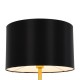 GloboStar® ASHLEY 00825 Μοντέρνο Φωτιστικό Δαπέδου Μονόφωτο 1 x E27 Χρυσό Μεταλλικό Καμπάνα με Μαύρο Ύφασμα & Χρυσή Βάση D40 x H148cm GloboStar® ASHLEY 00825 Μοντέρνο Φωτιστικό Δαπέδου Μονόφωτο 1 x E27 Χρυσό Μεταλλικό Καμπάνα με Μαύρο Ύφασμα & Χρυσή Βάση D40 x H148cm