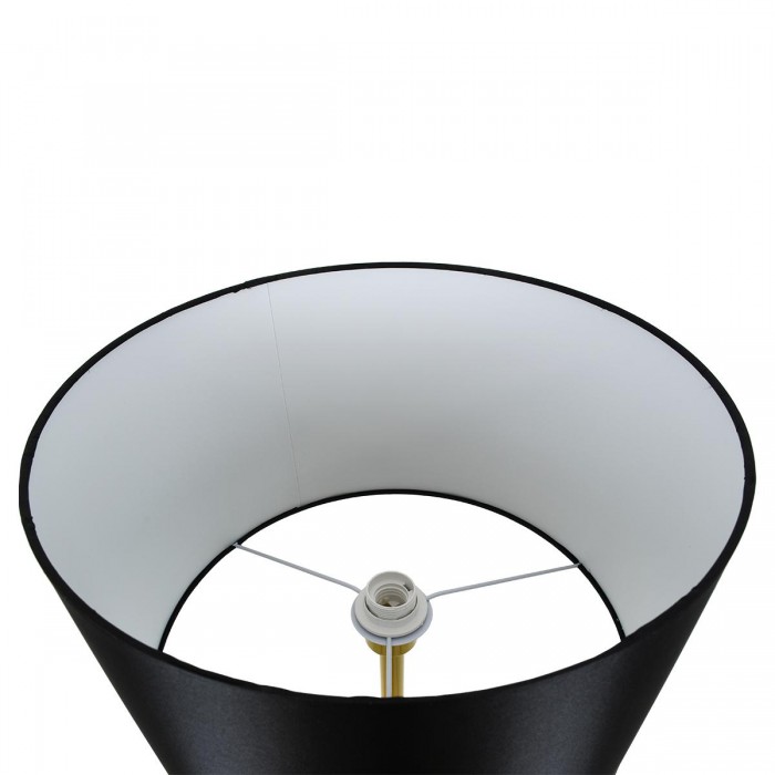 GloboStar® ASHLEY 00825 Μοντέρνο Φωτιστικό Δαπέδου Μονόφωτο 1 x E27 Χρυσό Μεταλλικό Καμπάνα με Μαύρο Ύφασμα & Χρυσή Βάση D40 x H148cm GloboStar® ASHLEY 00825 Μοντέρνο Φωτιστικό Δαπέδου Μονόφωτο 1 x E27 Χρυσό Μεταλλικό Καμπάνα με Μαύρο Ύφασμα & Χρυσή Βάση D40 x H148cm