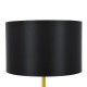 GloboStar® ASHLEY 00825 Μοντέρνο Φωτιστικό Δαπέδου Μονόφωτο 1 x E27 Χρυσό Μεταλλικό Καμπάνα με Μαύρο Ύφασμα & Χρυσή Βάση D40 x H148cm GloboStar® ASHLEY 00825 Μοντέρνο Φωτιστικό Δαπέδου Μονόφωτο 1 x E27 Χρυσό Μεταλλικό Καμπάνα με Μαύρο Ύφασμα & Χρυσή Βάση D40 x H148cm