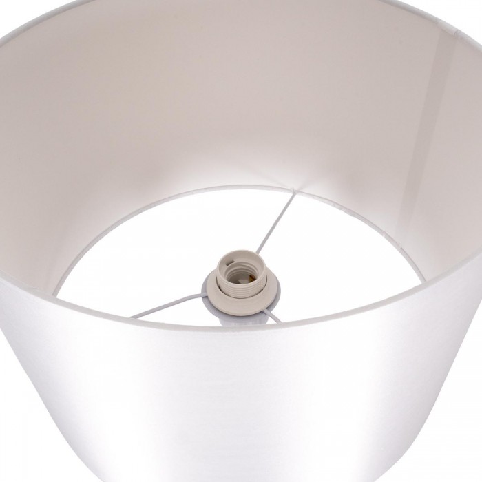 GloboStar® ASHLEY 00826 Μοντέρνο Φωτιστικό Δαπέδου Μονόφωτο 1 x E27 Λευκό Μεταλλικό Καμπάνα με Λευκό Ύφασμα & Εφέ Ξύλου D40 x H145cm GloboStar® ASHLEY 00826 Μοντέρνο Φωτιστικό Δαπέδου Μονόφωτο 1 x E27 Λευκό Μεταλλικό Καμπάνα με Λευκό Ύφασμα & Εφέ Ξύλου D40 x H145cm