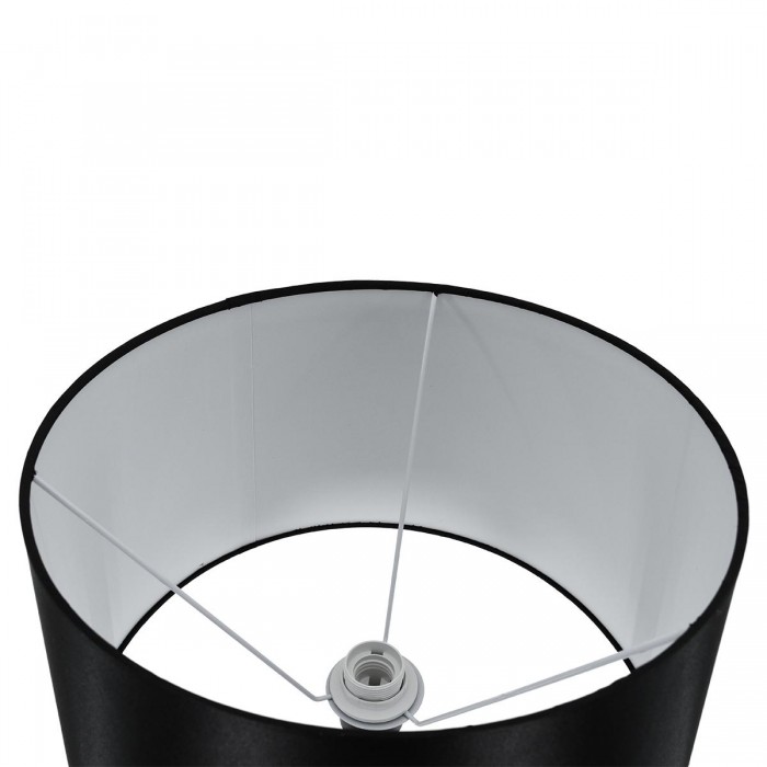 GloboStar® CEDAR 00827 Μοντέρνο Φωτιστικό Δαπέδου Μονόφωτο 1 x E27 Μαύρο Μεταλλικό Καμπάνα με Μαύρο Ύφασμα & Εφέ Ξύλου D40 x H148cm GloboStar® CEDAR 00827 Μοντέρνο Φωτιστικό Δαπέδου Μονόφωτο 1 x E27 Μαύρο Μεταλλικό Καμπάνα με Μαύρο Ύφασμα & Εφέ Ξύλου D40 x H148cm