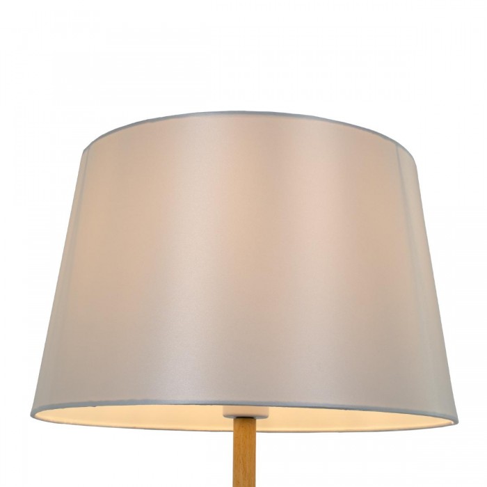GloboStar® CEDAR 00828 Μοντέρνο Φωτιστικό Δαπέδου Μονόφωτο 1 x E27 Λευκό Μεταλλικό Καμπάνα με Λευκό Ύφασμα & Εφέ Ξύλου D40 x H148cm GloboStar® CEDAR 00828 Μοντέρνο Φωτιστικό Δαπέδου Μονόφωτο 1 x E27 Λευκό Μεταλλικό Καμπάνα με Λευκό Ύφασμα & Εφέ Ξύλου D40 x H148cm