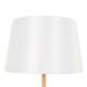 GloboStar® CEDAR 00828 Μοντέρνο Φωτιστικό Δαπέδου Μονόφωτο 1 x E27 Λευκό Μεταλλικό Καμπάνα με Λευκό Ύφασμα & Εφέ Ξύλου D40 x H148cm GloboStar® CEDAR 00828 Μοντέρνο Φωτιστικό Δαπέδου Μονόφωτο 1 x E27 Λευκό Μεταλλικό Καμπάνα με Λευκό Ύφασμα & Εφέ Ξύλου D40 x H148cm