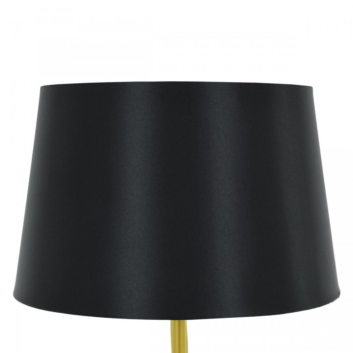 GloboStar® CEDAR 00829 Μοντέρνο Φωτιστικό Δαπέδου Μονόφωτο 1 x E27 Χρυσό Μεταλλικό Καμπάνα με Μαύρο Ύφασμα & Μαύρη Βάση D40 x H148cm GloboStar® CEDAR 00829 Μοντέρνο Φωτιστικό Δαπέδου Μονόφωτο 1 x E27 Χρυσό Μεταλλικό Καμπάνα με Μαύρο Ύφασμα & Μαύρη Βάση D40 x H148cm