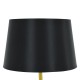 GloboStar® CEDAR 00829 Μοντέρνο Φωτιστικό Δαπέδου Μονόφωτο 1 x E27 Χρυσό Μεταλλικό Καμπάνα με Μαύρο Ύφασμα & Μαύρη Βάση D40 x H148cm GloboStar® CEDAR 00829 Μοντέρνο Φωτιστικό Δαπέδου Μονόφωτο 1 x E27 Χρυσό Μεταλλικό Καμπάνα με Μαύρο Ύφασμα & Μαύρη Βάση D40 x H148cm