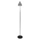 GloboStar® VERSA 00831 Μοντέρνο Φωτιστικό Δαπέδου Μονόφωτο 1 x E27 Ασημί Μεταλλικό Καμπάνα με Λευκή Μαρμάρινη Βάση D15 x H155cm GloboStar® VERSA 00831 Μοντέρνο Φωτιστικό Δαπέδου Μονόφωτο 1 x E27 Ασημί Μεταλλικό Καμπάνα με Λευκή Μαρμάρινη Βάση D15 x H155cm