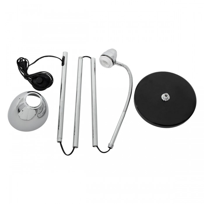 GloboStar® VERSA 00831 Μοντέρνο Φωτιστικό Δαπέδου Μονόφωτο 1 x E27 Ασημί Μεταλλικό Καμπάνα με Λευκή Μαρμάρινη Βάση D15 x H155cm GloboStar® VERSA 00831 Μοντέρνο Φωτιστικό Δαπέδου Μονόφωτο 1 x E27 Ασημί Μεταλλικό Καμπάνα με Λευκή Μαρμάρινη Βάση D15 x H155cm