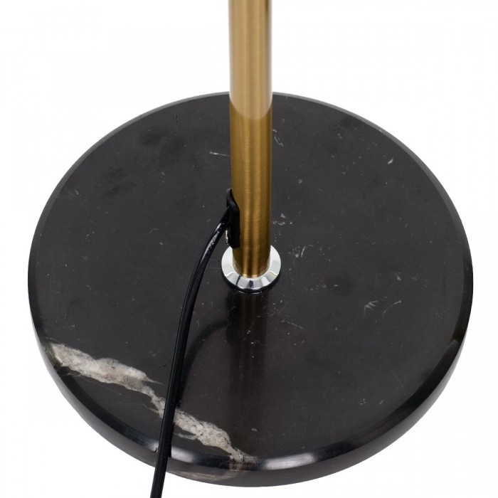 GloboStar® VERSA 00832 Μοντέρνο Φωτιστικό Δαπέδου Μονόφωτο 1 x E27 Μπρονζέ Χρυσό Μεταλλικό Καμπάνα με Μαύρη Μαρμάρινη Βάση D15 x H155cm GloboStar® VERSA 00832 Μοντέρνο Φωτιστικό Δαπέδου Μονόφωτο 1 x E27 Μπρονζέ Χρυσό Μεταλλικό Καμπάνα με Μαύρη Μαρμάρινη Βάση D15 x H155cm
