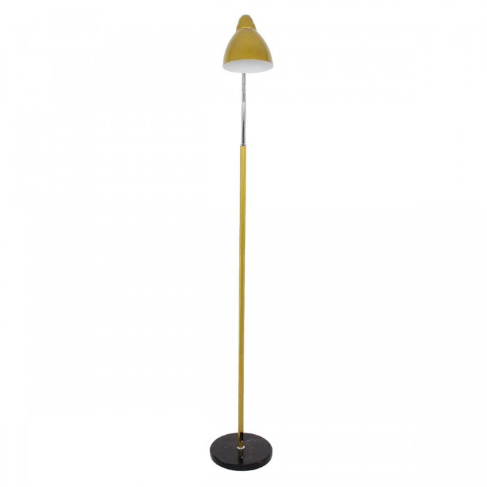 GloboStar® VERSA 00833 Μοντέρνο Φωτιστικό Δαπέδου Μονόφωτο 1 x E27 Χρυσό Μεταλλικό Καμπάνα με Μαύρη Μαρμάρινη Βάση D15 x H155cm GloboStar® VERSA 00833 Μοντέρνο Φωτιστικό Δαπέδου Μονόφωτο 1 x E27 Χρυσό Μεταλλικό Καμπάνα με Μαύρη Μαρμάρινη Βάση D15 x H155cm