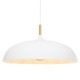 GloboStar® ZOE 00837 Μοντέρνο Κρεμαστό Φωτιστικό Οροφής Μονόφωτο 1 x E27 Λευκό Μεταλλικό Καμπάνα Φ60 x Υ35cm GloboStar® ZOE 00837 Μοντέρνο Κρεμαστό Φωτιστικό Οροφής Μονόφωτο 1 x E27 Λευκό Μεταλλικό Καμπάνα Φ60 x Υ35cm