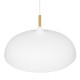 GloboStar® ZOE 00837 Μοντέρνο Κρεμαστό Φωτιστικό Οροφής Μονόφωτο 1 x E27 Λευκό Μεταλλικό Καμπάνα Φ60 x Υ35cm GloboStar® ZOE 00837 Μοντέρνο Κρεμαστό Φωτιστικό Οροφής Μονόφωτο 1 x E27 Λευκό Μεταλλικό Καμπάνα Φ60 x Υ35cm