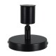 GloboStar® SARA 00843 Μοντέρνο Φωτιστικό Οροφής / Τοίχου Μονόφωτο 1xE27 Μεταλλικό Μαύρο Φ10 x Υ10.3cm