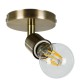 GloboStar® SARA 00847 Μοντέρνο Φωτιστικό Οροφής / Τοίχου Μονόφωτο 1xE27 Μεταλλικό Μπρούτζινο Φ10 x Υ10.3cm GloboStar® SARA 00847 Μοντέρνο Φωτιστικό Οροφής / Τοίχου Μονόφωτο 1xE27 Μεταλλικό Μπρούτζινο Φ10 x Υ10.3cm