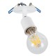 GloboStar® SARA 00848 Μοντέρνο Χωνευτό Φωτιστικό Οροφής / Τοίχου Μονόφωτο 1xE27 Μεταλλικό Λευκό Φ8 x Υ8.5cm GloboStar® SARA 00848 Μοντέρνο Χωνευτό Φωτιστικό Οροφής / Τοίχου Μονόφωτο 1xE27 Μεταλλικό Λευκό Φ8 x Υ8.5cm