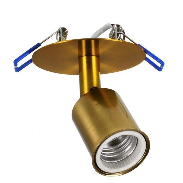GloboStar® SARA 00852 Μοντέρνο Χωνευτό Φωτιστικό Οροφής / Τοίχου Μονόφωτο 1xE27 Μεταλλικό Μπρονζέ Χρυσό Φ8 x Υ8.5cm GloboStar® SARA 00852 Μοντέρνο Χωνευτό Φωτιστικό Οροφής / Τοίχου Μονόφωτο 1xE27 Μεταλλικό Μπρονζέ Χρυσό Φ8 x Υ8.5cm