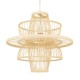 GloboStar® BALI 00861 Vintage Κρεμαστό Φωτιστικό Οροφής Μονόφωτο 1 x E27 Μπεζ Ξύλινο Μπαμπού Φ45 x Y42.5cm GloboStar® BALI 00861 Vintage Κρεμαστό Φωτιστικό Οροφής Μονόφωτο 1 x E27 Μπεζ Ξύλινο Μπαμπού Φ45 x Y42.5cm