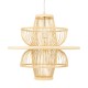 GloboStar® BALI 00861 Vintage Κρεμαστό Φωτιστικό Οροφής Μονόφωτο 1 x E27 Μπεζ Ξύλινο Μπαμπού Φ45 x Y42.5cm GloboStar® BALI 00861 Vintage Κρεμαστό Φωτιστικό Οροφής Μονόφωτο 1 x E27 Μπεζ Ξύλινο Μπαμπού Φ45 x Y42.5cm