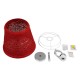 GloboStar® PLAYROOM 00863 Vintage Κρεμαστό Φωτιστικό Οροφής Μονόφωτο 1 x E27 Κόκκινο Ξύλινο Ψάθινο Rattan Φ32 x Υ27cm GloboStar® PLAYROOM 00863 Vintage Κρεμαστό Φωτιστικό Οροφής Μονόφωτο 1 x E27 Κόκκινο Ξύλινο Ψάθινο Rattan Φ32 x Υ27cm