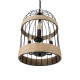 GloboStar® MERLIN 00865 Vintage Industrial Κρεμαστό Φωτιστικό Οροφής Τρίφωτο 3 x E14 Μαύρο Μεταλλικό Με Σχοινί Φ28 x Y40cm GloboStar® MERLIN 00865 Vintage Industrial Κρεμαστό Φωτιστικό Οροφής Τρίφωτο 3 x E14 Μαύρο Μεταλλικό Με Σχοινί Φ28 x Y40cm