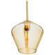 GloboStar® AMARIS 00869 Μοντέρνο Κρεμαστό Φωτιστικό Οροφής Μονόφωτο 1 x E27 Γυάλινο Φιμέ Μελί Φ22 x Υ22cm GloboStar® AMARIS 00869 Μοντέρνο Κρεμαστό Φωτιστικό Οροφής Μονόφωτο 1 x E27 Γυάλινο Φιμέ Μελί Φ22 x Υ22cm