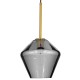 GloboStar® AMARIS 00872 Μοντέρνο Κρεμαστό Φωτιστικό Οροφής Μονόφωτο 1 x E27 Γυάλινο Φιμέ Νίκελ Φ22 x Υ22cm GloboStar® AMARIS 00872 Μοντέρνο Κρεμαστό Φωτιστικό Οροφής Μονόφωτο 1 x E27 Γυάλινο Φιμέ Νίκελ Φ22 x Υ22cm