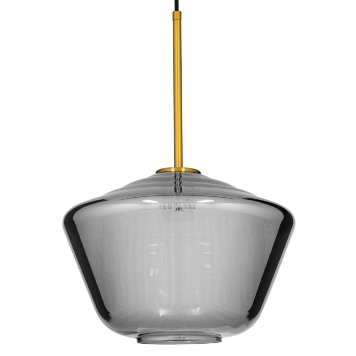 GloboStar® AMARIS 00873 Μοντέρνο Κρεμαστό Φωτιστικό Οροφής Μονόφωτο 1 x E27 Γυάλινο Φιμέ Νίκελ Φ30 x Υ22cm GloboStar® AMARIS 00873 Μοντέρνο Κρεμαστό Φωτιστικό Οροφής Μονόφωτο 1 x E27 Γυάλινο Φιμέ Νίκελ Φ30 x Υ22cm