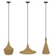 GloboStar® SHANGHAI ROPE 00875 SET 3 Μοντέρνα Κρεμαστά Φωτιστικά Οροφής Τρίφωτο 3 x E27 με Μπεζ Σχοινί Μεταλλικά Καμπάνα GloboStar® SHANGHAI ROPE 00875 SET 3 Μοντέρνα Κρεμαστά Φωτιστικά Οροφής Τρίφωτο 3 x E27 με Μπεζ Σχοινί Μεταλλικά Καμπάνα