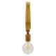 GloboStar® NOVO 00885 Vintage Φωτιστικό Τοίχου Απλίκα Μονόφωτο Μπεζ Ξύλινο με Σχοινί Μ7 x Π27 x Υ29-65cm GloboStar® NOVO 00885 Vintage Φωτιστικό Τοίχου Απλίκα Μονόφωτο Μπεζ Ξύλινο με Σχοινί Μ7 x Π27 x Υ29-65cm