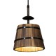 GloboStar® CEBU 00889 ΣΕΤ Vintage Κρεμαστό Φωτιστικό Οροφής Τρίφωτο 3 x E27 Μεταλλικό Ξύλινο Μ55.5 x Π18.5 x Y210cm GloboStar® CEBU 00889 ΣΕΤ Vintage Κρεμαστό Φωτιστικό Οροφής Τρίφωτο 3 x E27 Μεταλλικό Ξύλινο Μ55.5 x Π18.5 x Y210cm