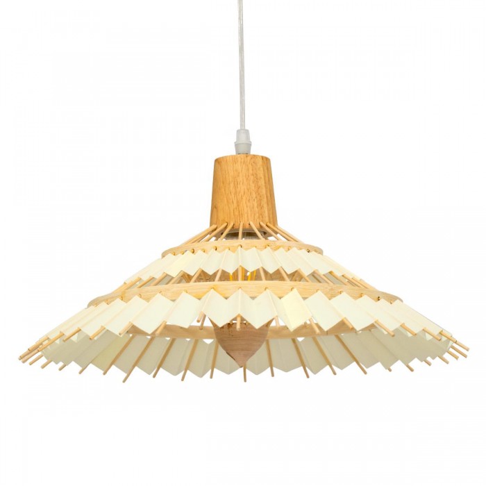 GloboStar® VENTALIA 00897 Vintage Κρεμαστό Φωτιστικό Οροφής Μονόφωτο 1 x E27 Μπεζ Ξύλινο Μπαμπού Φ40 x Y22cm GloboStar® VENTALIA 00897 Vintage Κρεμαστό Φωτιστικό Οροφής Μονόφωτο 1 x E27 Μπεζ Ξύλινο Μπαμπού Φ40 x Y22cm