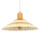 GloboStar® VENTALIA 00897 Vintage Κρεμαστό Φωτιστικό Οροφής Μονόφωτο 1 x E27 Μπεζ Ξύλινο Μπαμπού Φ40 x Y22cm GloboStar® VENTALIA 00897 Vintage Κρεμαστό Φωτιστικό Οροφής Μονόφωτο 1 x E27 Μπεζ Ξύλινο Μπαμπού Φ40 x Y22cm