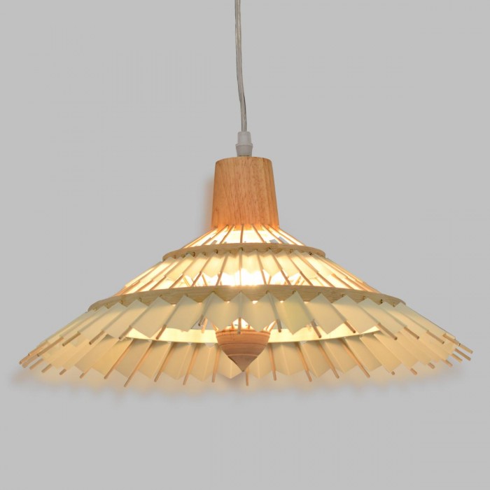GloboStar® VENTALIA 00897 Vintage Κρεμαστό Φωτιστικό Οροφής Μονόφωτο 1 x E27 Μπεζ Ξύλινο Μπαμπού Φ40 x Y22cm GloboStar® VENTALIA 00897 Vintage Κρεμαστό Φωτιστικό Οροφής Μονόφωτο 1 x E27 Μπεζ Ξύλινο Μπαμπού Φ40 x Y22cm