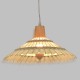 GloboStar® VENTALIA 00897 Vintage Κρεμαστό Φωτιστικό Οροφής Μονόφωτο 1 x E27 Μπεζ Ξύλινο Μπαμπού Φ40 x Y22cm GloboStar® VENTALIA 00897 Vintage Κρεμαστό Φωτιστικό Οροφής Μονόφωτο 1 x E27 Μπεζ Ξύλινο Μπαμπού Φ40 x Y22cm