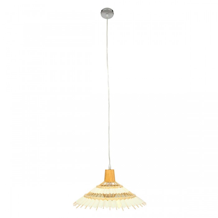 GloboStar® VENTALIA 00897 Vintage Κρεμαστό Φωτιστικό Οροφής Μονόφωτο 1 x E27 Μπεζ Ξύλινο Μπαμπού Φ40 x Y22cm GloboStar® VENTALIA 00897 Vintage Κρεμαστό Φωτιστικό Οροφής Μονόφωτο 1 x E27 Μπεζ Ξύλινο Μπαμπού Φ40 x Y22cm