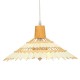 GloboStar® VENTALIA 00897 Vintage Κρεμαστό Φωτιστικό Οροφής Μονόφωτο 1 x E27 Μπεζ Ξύλινο Μπαμπού Φ40 x Y22cm GloboStar® VENTALIA 00897 Vintage Κρεμαστό Φωτιστικό Οροφής Μονόφωτο 1 x E27 Μπεζ Ξύλινο Μπαμπού Φ40 x Y22cm