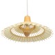 GloboStar® VENTALIA 00897 Vintage Κρεμαστό Φωτιστικό Οροφής Μονόφωτο 1 x E27 Μπεζ Ξύλινο Μπαμπού Φ40 x Y22cm GloboStar® VENTALIA 00897 Vintage Κρεμαστό Φωτιστικό Οροφής Μονόφωτο 1 x E27 Μπεζ Ξύλινο Μπαμπού Φ40 x Y22cm